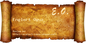Englert Oguz névjegykártya